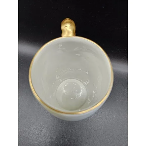 Vintage J.P. Limoges France Friar Monk Priest Drinking, Tankard, Dragon Handle